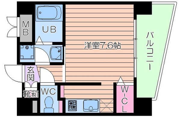 ウィスタリア京橋の物件間取画像